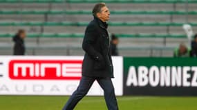 Claude Puel, à Geoffoy-Guichard le 12 janvier 2020