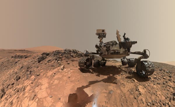 Robot Curiosity sur Mars en 2018 Robot Curiosity sur Mars en 2018