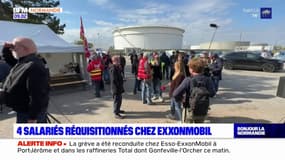 Seine-Maritime: quatre salariés réquisitionnés chez ExxonMobil