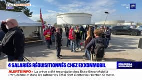 Seine-Maritime: quatre salariés réquisitionnés chez ExxonMobil