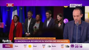 Emmanuel Macron en quête d'un soutien de la gauche pour son futur gouvernement