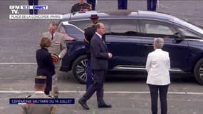 14-Juillet: Le Premier ministre Jean Castex est arrivé place de la Concorde à Paris 