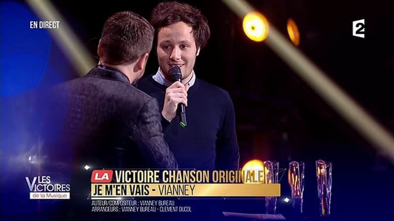 Vianney a remporté la Victoire de la Chanson originale de l'année. 