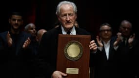 Le cinéaste américain Michael Mann reçoit le Prix Lumière à Lyon, le 17 octobre 2025.