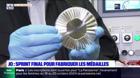 JO 2024: la fabrication des médailles olympiques s'accélère