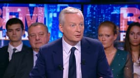 Bruno Le Maire était l'invité de BFMTV ce dimanche. 