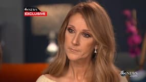 Céline Dion sur le plateau de ABC News.