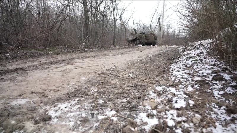 Dans l'est de l'Ukraine, les soldats confrontés à l'épreuve du froid glacial