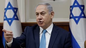 Le Premier ministre israélien Benyamin Netanyahou, le 3 janvier 2018