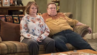 Roseanne Barr et John Goodman dans Roseanne