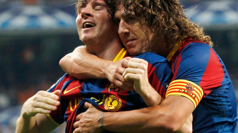 Lionel Messi et Carles Puyol