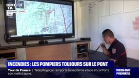 Incendies dans le Gard: 550 pompiers toujours sur le front