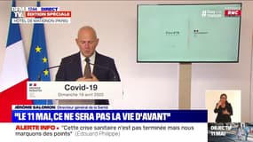 Jérôme Salomon: "Nous observons une très lente décrue épidémique, le nombre de personnes hospitalisées reste très élevé"
