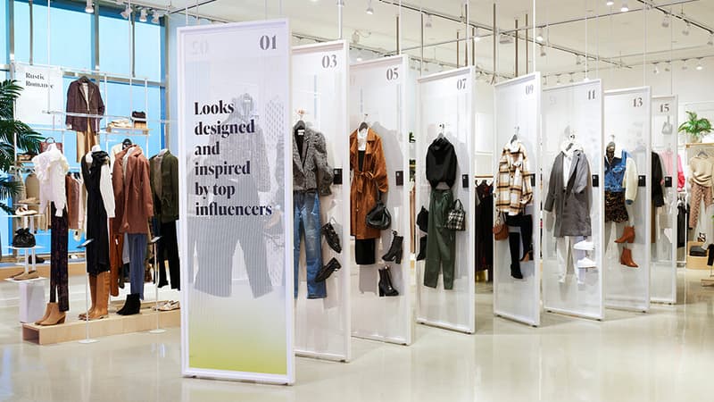 L'intérieur d'un magasin Amazon Style