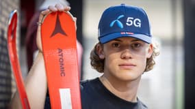 Le skieur Lucas Pinheiro Braathen en octobre 2023