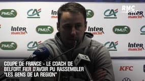 Coupe de France - Le coach de Belfort fier d'avoir pu rassembler "les gens de la région"