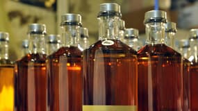 Des bouteilles de whisky