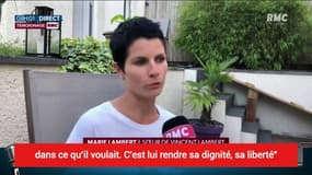 "C'est lui rendre sa dignité, sa liberté": le témoignage poignant de Marie, soeur de Vincent Lambert, sur RMC