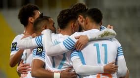 Marseille contre Lens le 22 janvier 2022, en Ligue 1.