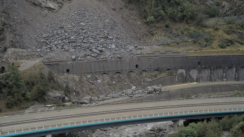 Un éboulement de 700 m3 de roche qui a eu lieu ce dimanche 27 août à Saint-André, en Savoie