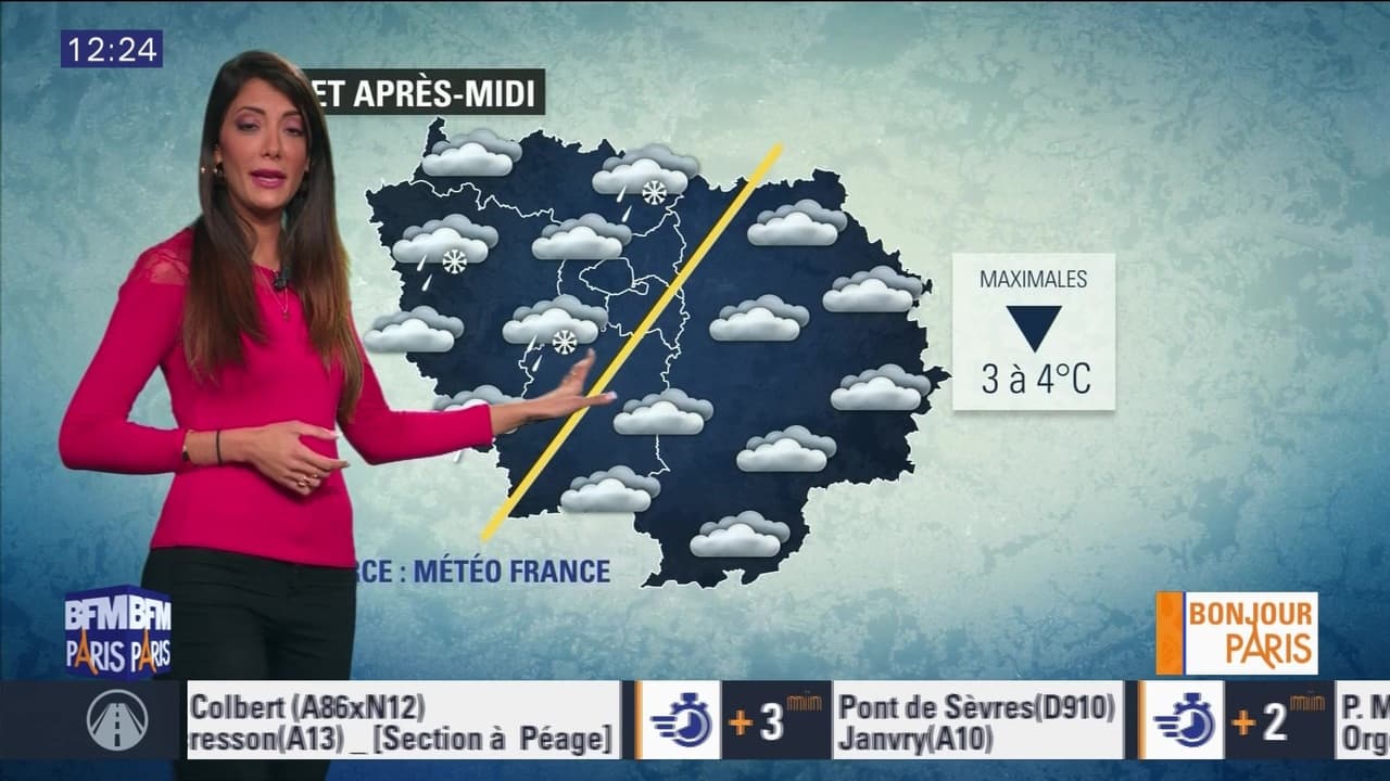 Meteo Paris Ile De France Du 4 Fevrier De La Pluie Et De La Neige Cet Apres Midi