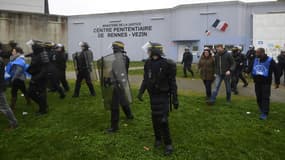 Le centre pénitentiaire de Rennes-Vezin. 