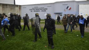 Le centre pénitentiaire de Rennes-Vezin. 