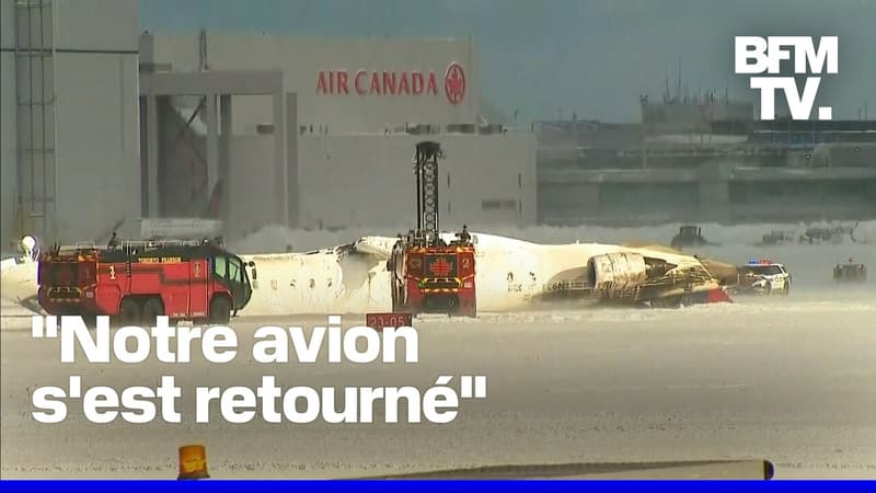 Canada: un avion de la compagnie Delta Airlines s'écrase à Toronto