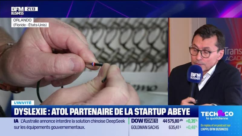 Éric Plat (ATOL) : Dyslexie, ATOL partenaire de la start-up ABEYE - 04/02