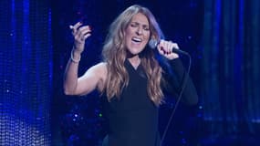 Céline Dion sur scène à Las Vegas en 2015