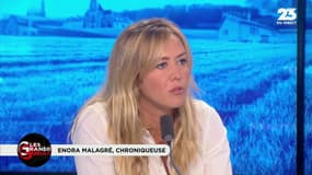 Enora Malagré sur RMC: "A la télé, on devient fainéant! On est payés pour être avec des potes"