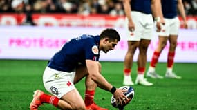 Thomas Ramos lors de la victoire contre l'Ecosse dans le Tournoi des 6 Nations, le 15 mars 2025.