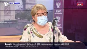 Dominique Costagliola estime que, plus que la distance, c'est "le masque et l'aération". "Je ne vois aucune raison de ne pas continuer à porter le masque"