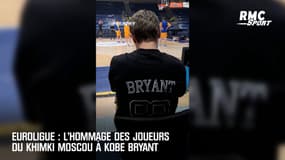 Euroligue : l’hommage des joueurs du Khimki Moscou à Kobe Bryant