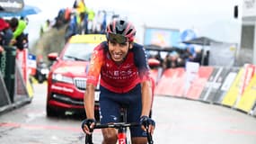 Egan Bernal, le 10 juin 2023, sur le Critérium du Dauphiné