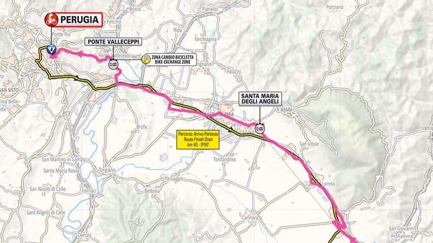 Parcours 7e étape du Tour d'Italie 2024 Parcours 7e étape du Tour d'Italie 2024