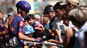 Romain Bardet sur le Critérium du Dauphiné, le 10 juin 2025