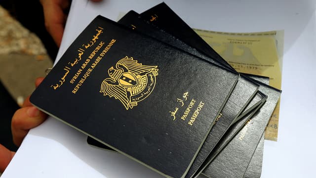 Passeports syriens.
