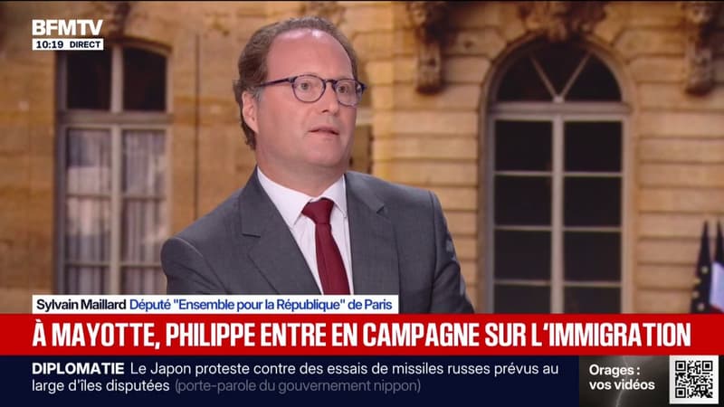 Mayotte: "On ne peut rien construire de durable à Mayotte si on ne résout pas le problème de l'immigration", estime le député Ensemble Sylvain Maillard