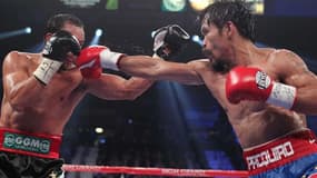 Manny Pacquiao face à Juan Manuel Marquez