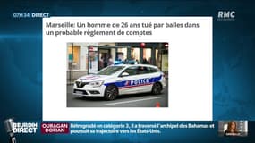 A Marseille, un homme de 26 ans tué par balles lors d’un règlement de comptes