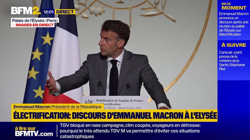 "Depuis 7 ans, on réindustrialise le pays": Emmanuel Macron vante le bilan de la France dans la production de batteries électriques