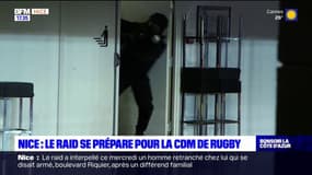 Coupe du monde de rugby: les policiers du Raid se préparent à la compétition à Nice