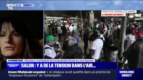 Salon de l'agriculture: Emmanuel Macron doit "s'attendre à avoir quelques difficultés dans l'accès au salon", pour Karine Duc (coprésidente de la Coordination rurale du Lot-et-Garonne)