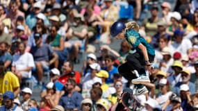 L'Australienne Chloe Covell en skateboard aux Jeux olympiques de Paris 2024 le 28 juillet
