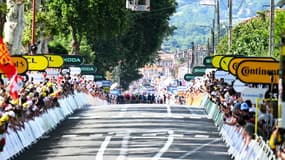 L'arrivée de la 12e étape à Villeneuve-sur-Lot