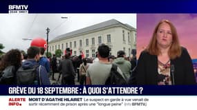 Grève du 18 septembre: "Notre objectif entre le 10 et le 18, c'est de maintenir la pression", affirme Murielle Guilbert, co-déléguée générale de l'Union syndicale Solidaires