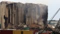 Effondrement dans un silo à grains de Beyrouth, au Liban, le 4 août 2022