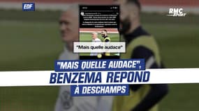 Équipe de France : "Mais quelle audace", Benzema répond à Deschamps