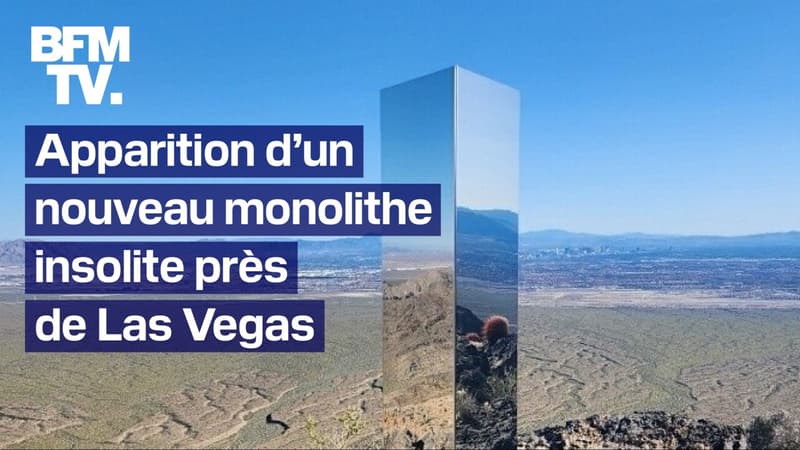 La police américaine découvre un étrange monolithe dans le Nevada